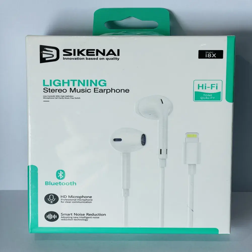 هندزفری lightning (آیفون) سیکنای i8X